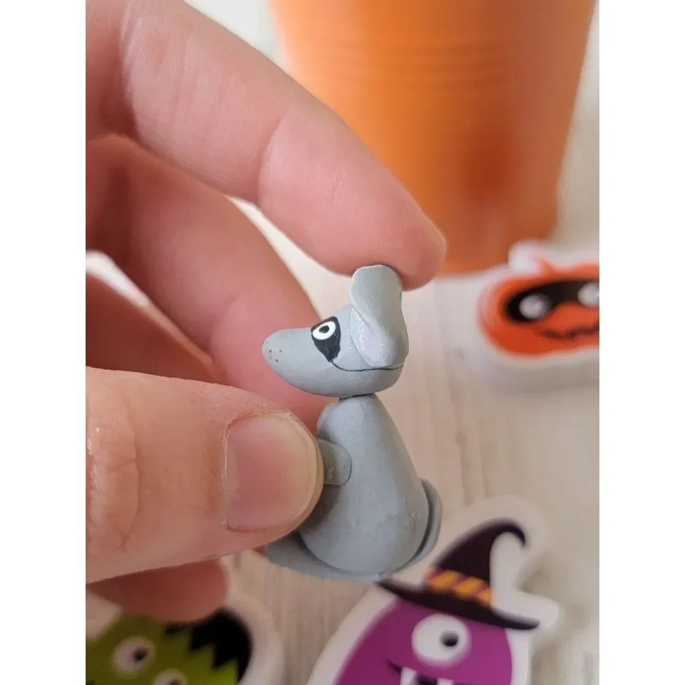 Halloween Frankenstein eraser pumpkin mouse set‎ toy figure